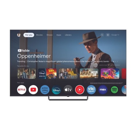 QBELL  QT65QGF9B | TV QLED 65UHD 4K DVBT2/S2 SMART GOOGLE TV STAND C