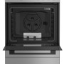 INDESIT  I6GGKMS | CUCINA 60CM 4F/GAS F.GAS VALV.SIC. SILVER