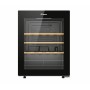 CANDY FS CWC023 | 34005569 | 700x400x550 | 40x70cm, Classe G, finitura Glass Black, Ripiani Legno, 21 bottiglie, Statico | G | C