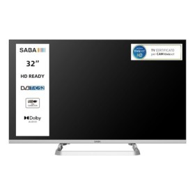 SABA  SA32M10 | TV LED 32"HD DVBT2/S2 C/STAND CENTRALE TIVUSAT