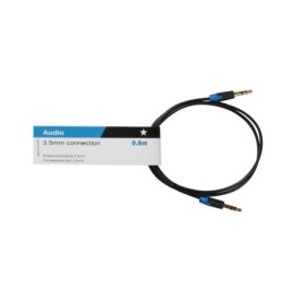 VIVANCO  VVAJACK06MMK | CAVO AUDIO JACK 3.5MM M-M 0.6MT NERO