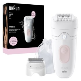 BRAUN  SE5041 | EPILATORE WET&DRY 28PINZE +CUST+ACC.BIANC