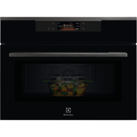 Electrolux KVMBE08H | Compatti | Microonde con grill | 45cm | Non applicabile | Pure Black | Pure Black | Connesso |