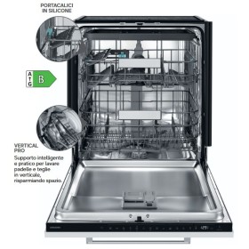 SAMSUNG DW80H73QBB0U1 | Lavastoviglie 14 Coperti | programmi 9+4 scaricabili | SmartThings |  3° CESTO | Classe B