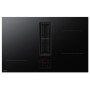 SAMSUNG KITCHEN CC90H84PADUR | Piano cottura induzione Touch con cappa integrata 80cm Vetro Anti Graffio Matte Black