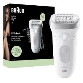 BRAUN SE7000 | PED |EPILATORI NORMALI | EPILATORE WET&DRY 40PINZE BIANCO/GRIGIO